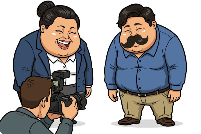 写真撮影の様子